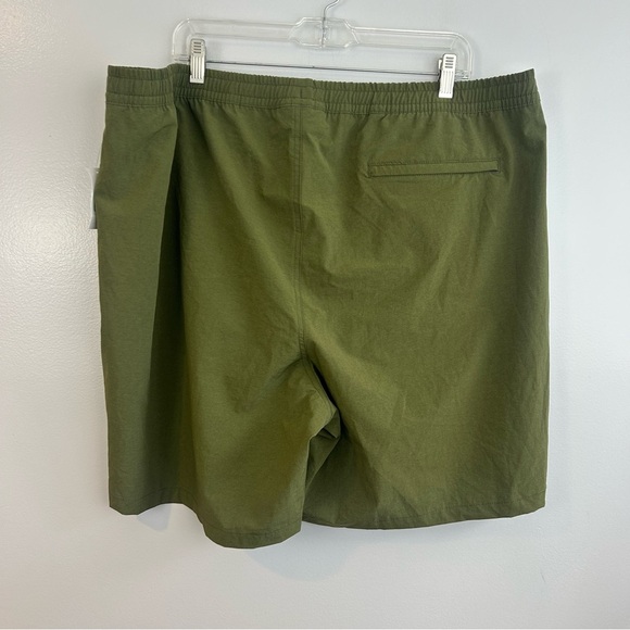NWT Gap GapFit Khaki Green Drawstring Elastic Waist Shorts Size XXL - Picture 7 of 8
